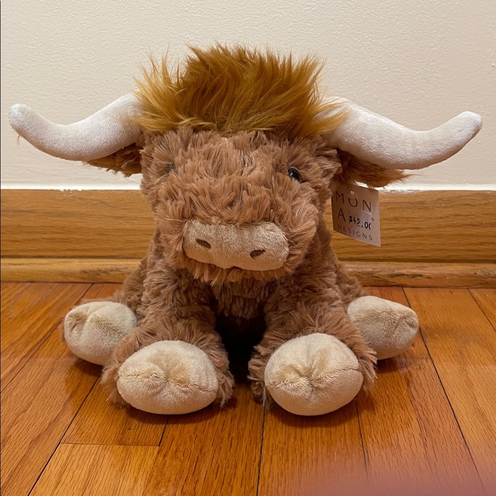 NWT RARE Mon Ami Harold the Highland Cow Plush Stuffed Toy Cute Fun (Brand New) - Picture 3 of 10